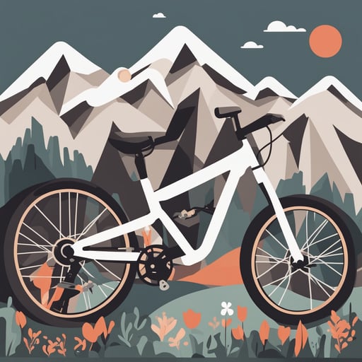 a mountain bike 