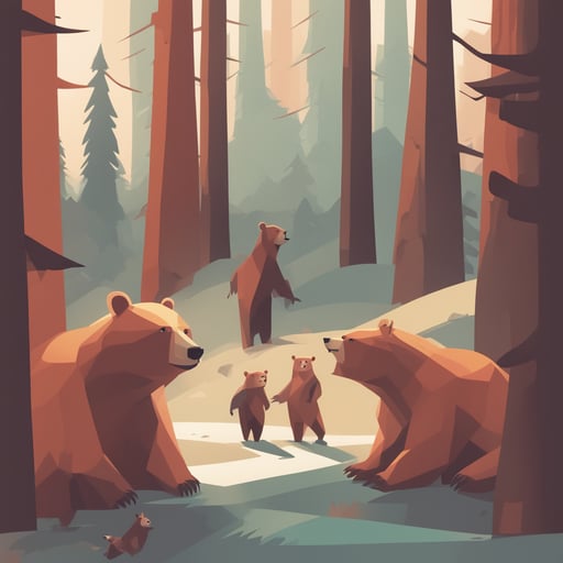 a family of bears