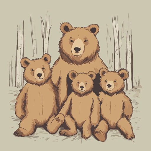 a family of bears