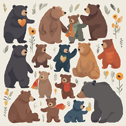 a family of bears
