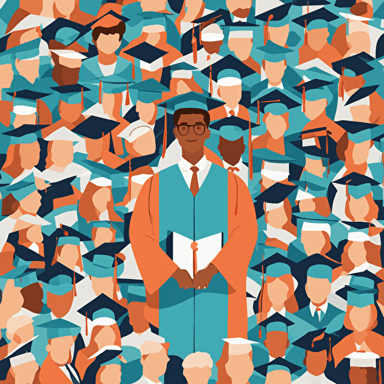 a man graduating from college