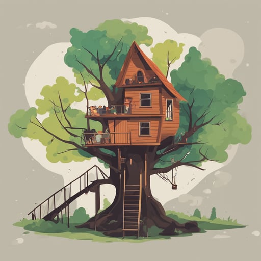 a tree house