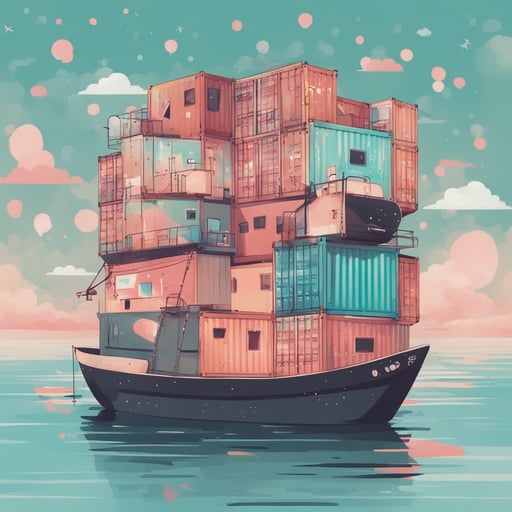 a container boat