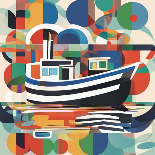 a container boat