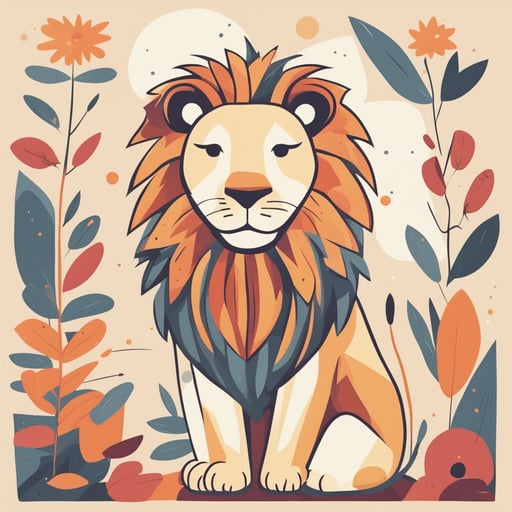 a lion