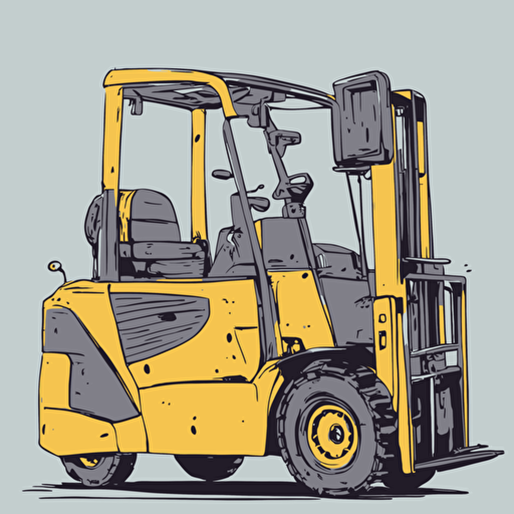 a forklift