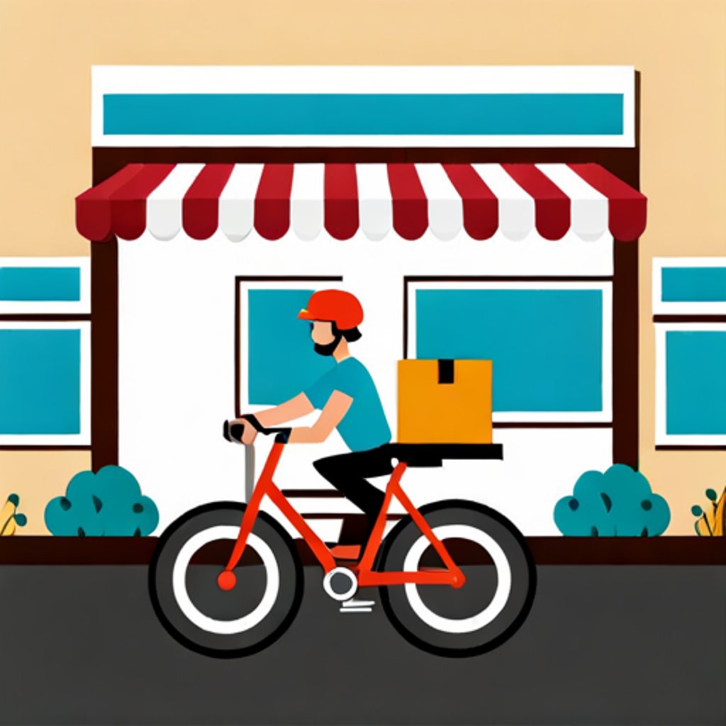 a pizza delivery person