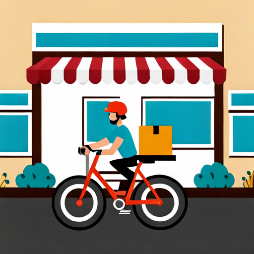 a pizza delivery person