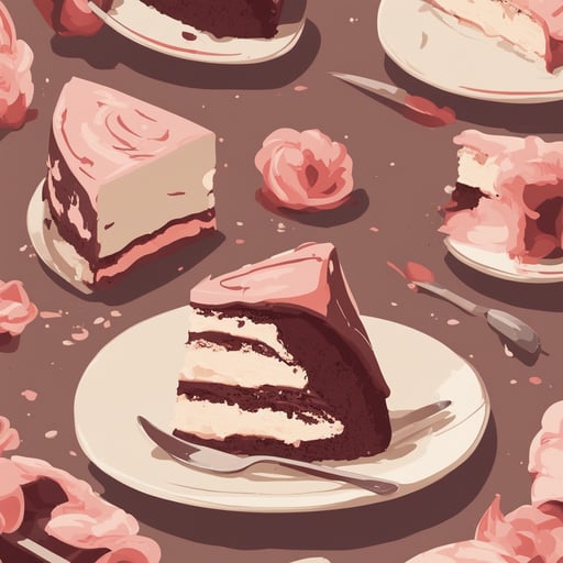 a slice of cake