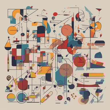 a team organizing items on a board