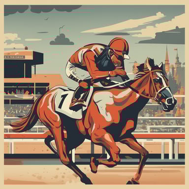 a horse race