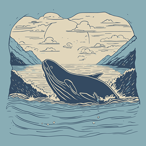 a whale jumping out of the water