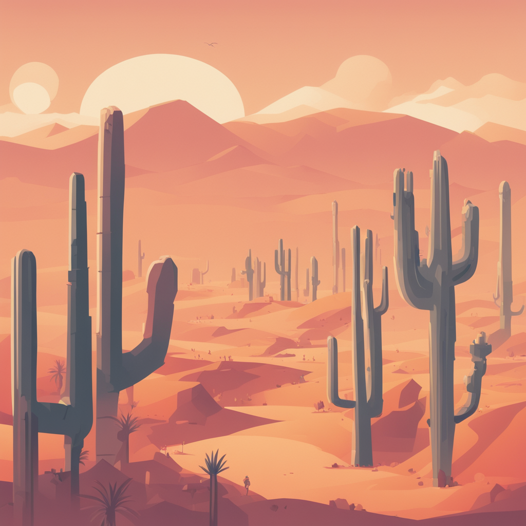 the desert