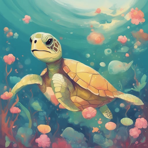 a sea turtle