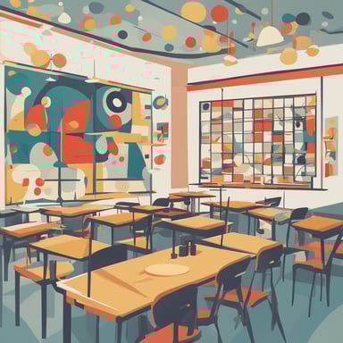 a university classroom