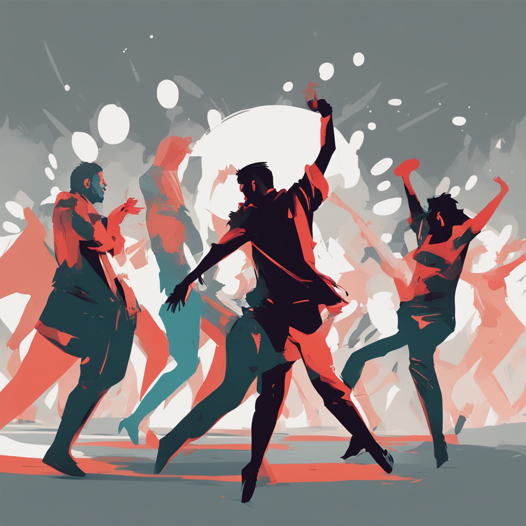 people dancing at a concert