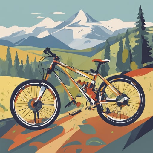 a mountain bike 