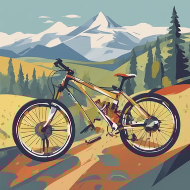 a mountain bike 