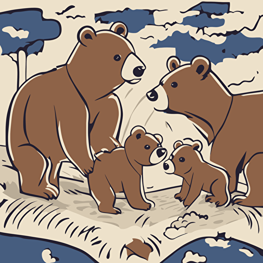 a family of bears