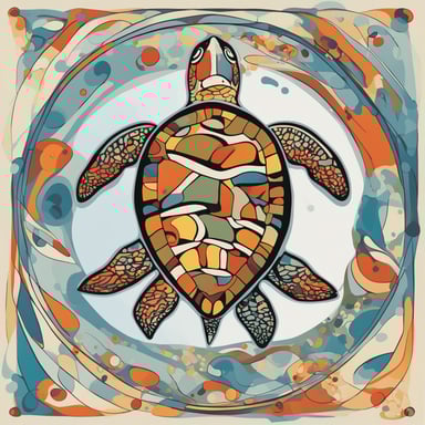 a sea turtle