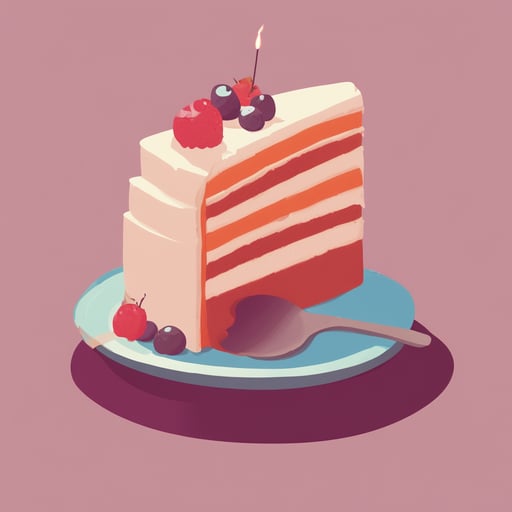 a slice of cake