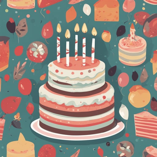 a birthday cake