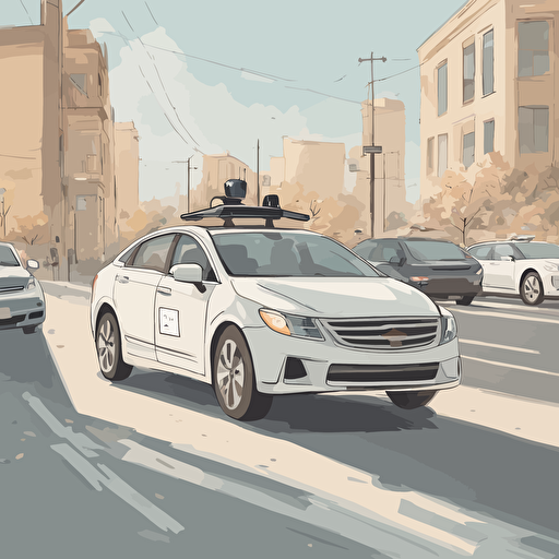 a self driving car