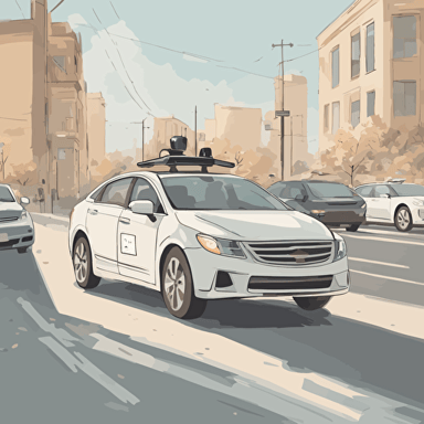 a self driving car