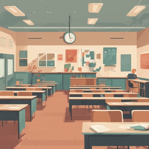 a university classroom