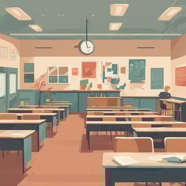 a university classroom