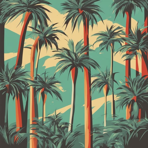 palm trees