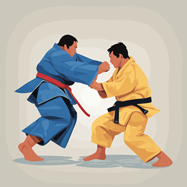 a judo fight