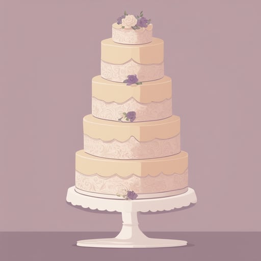 a wedding cake