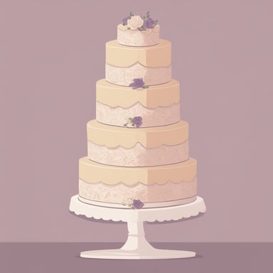 a wedding cake