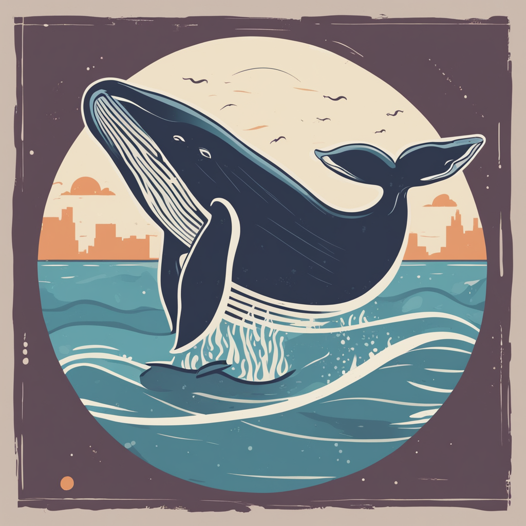 a whale jumping out of the water