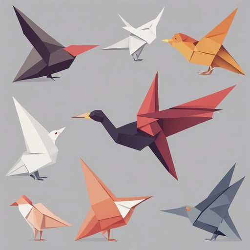 origami birds