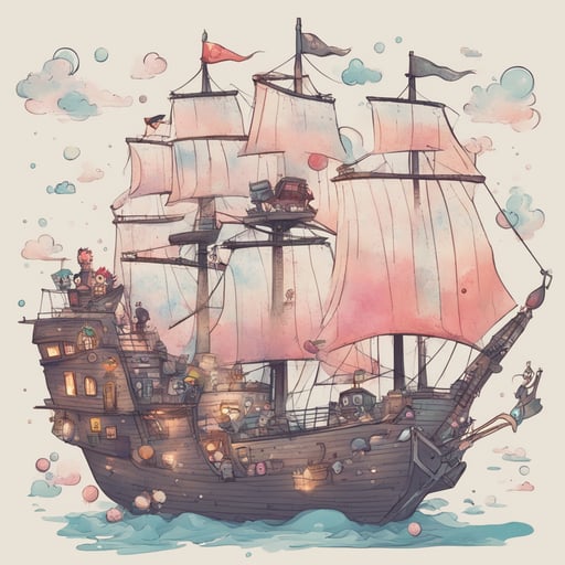 a pirate ship