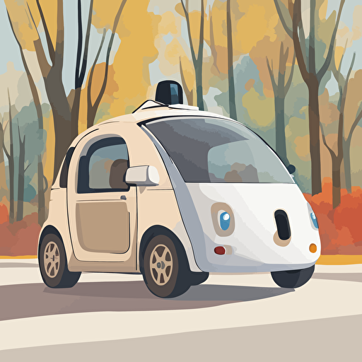 a self driving car