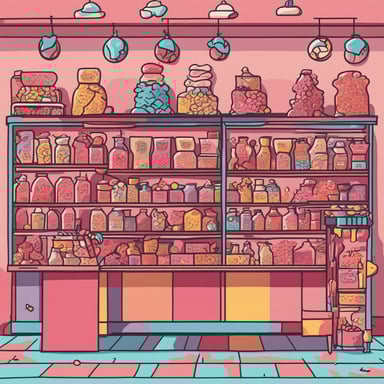a candy shop