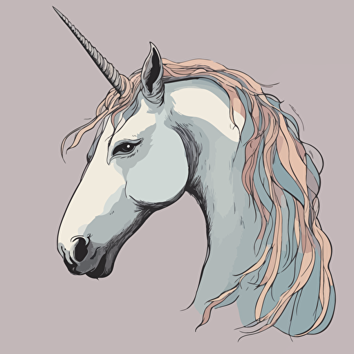 a portrait of a unicorn
