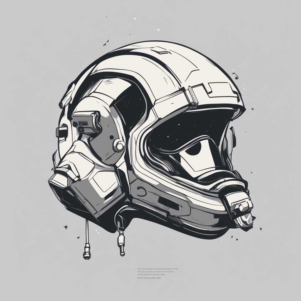 an astronaut helmet