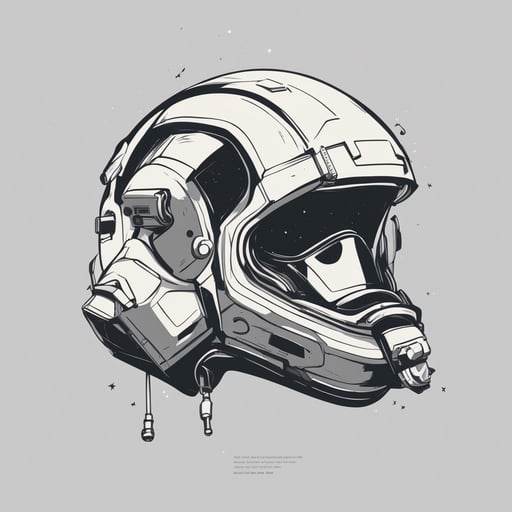 an astronaut helmet