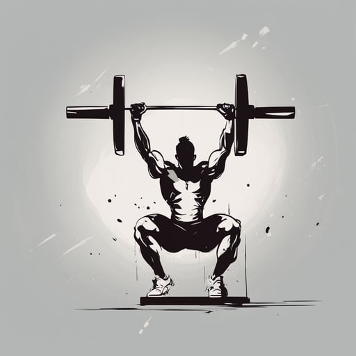 a person weightlifting