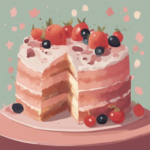 a slice of cake