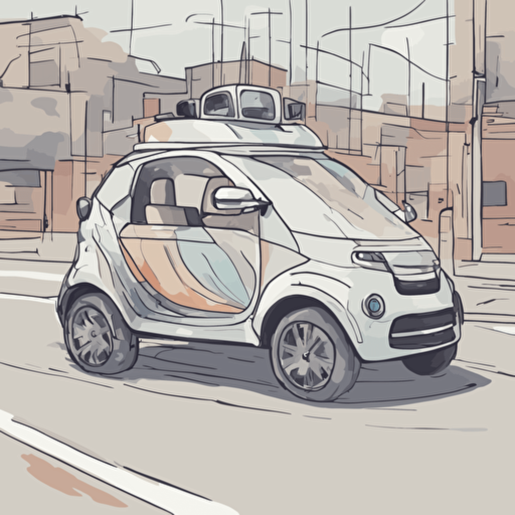 a self driving car