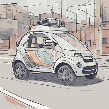 a self driving car
