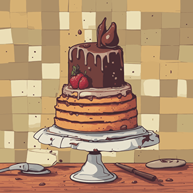 a slice of cake