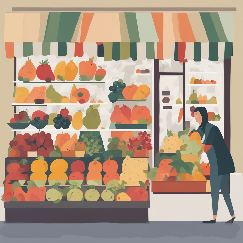 a fruit shop