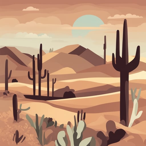 the desert