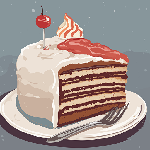 a slice of cake